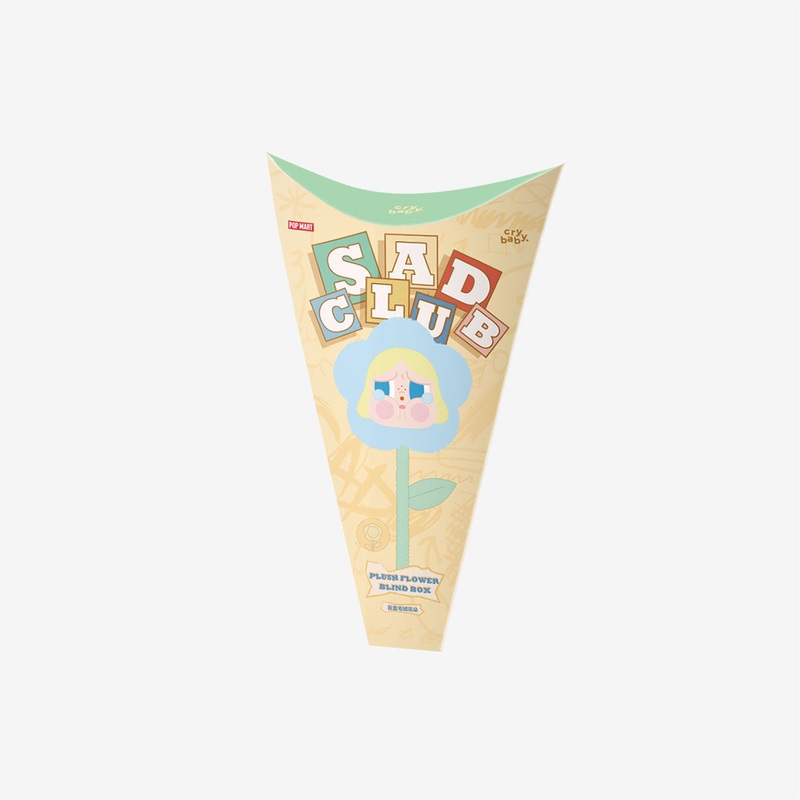 POP MART CRYBABY Sad Club Series – Plush Flower [1 Blind Box]