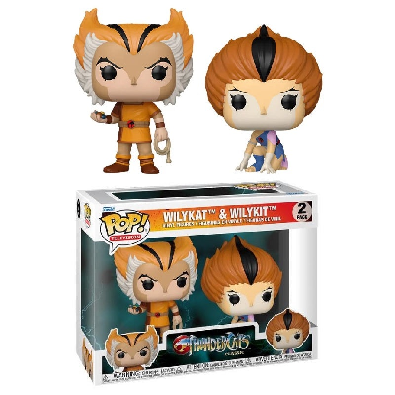 Thundercats Pop! Vinyl Figure Wilykat & Wilykit [2-Pack]