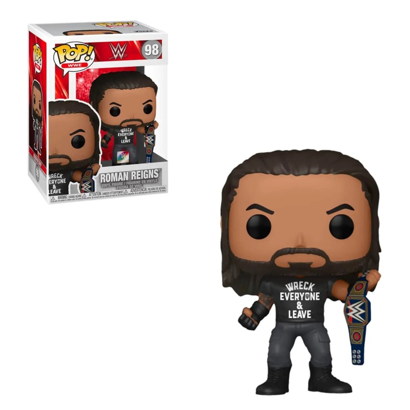 WWE Pop! Vinyl Figure Roman Reigns Wreck Metallic [98]