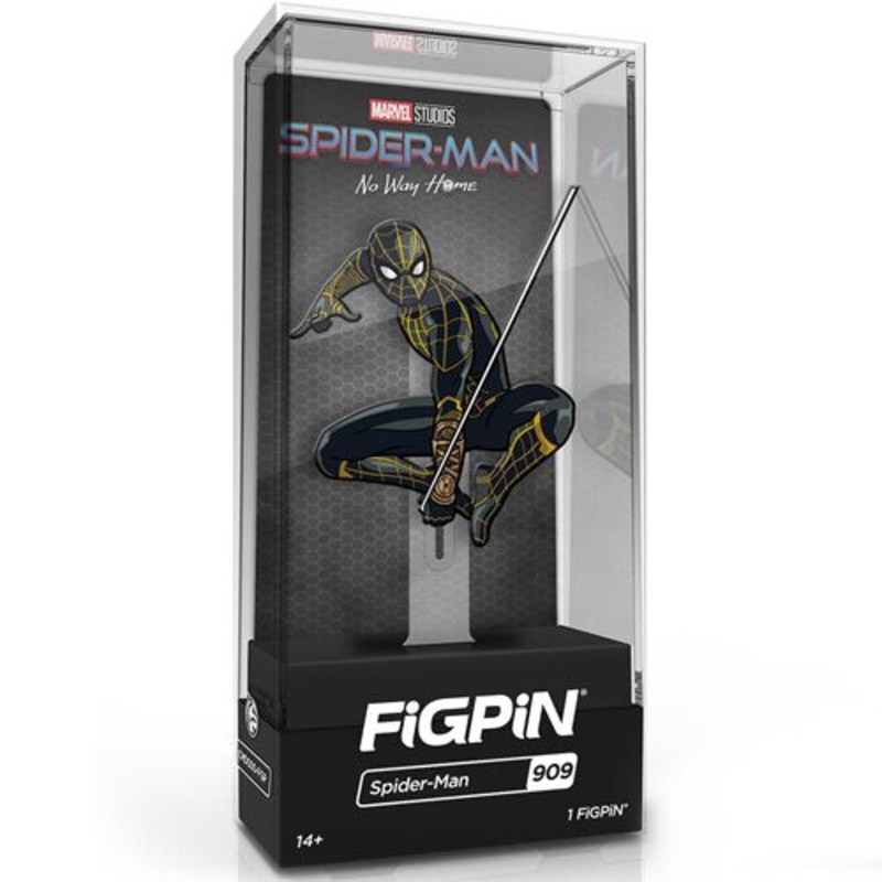 Spider-Man No Way Home: FiGPiN Enamel Pin Spider-Man Black Suit [909]