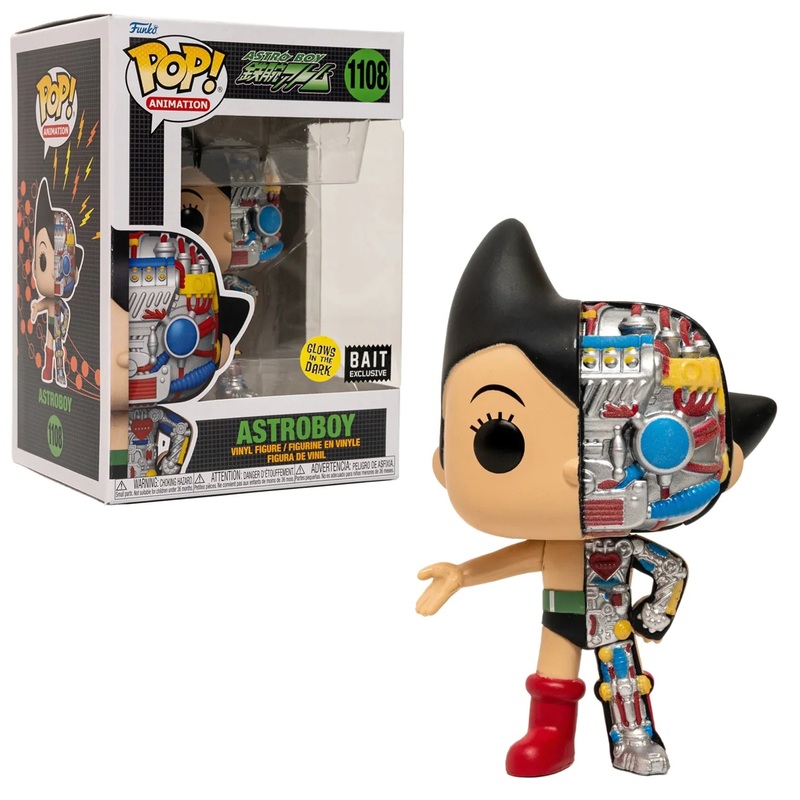 Animation Pop! Vinyl Figure Astro Boy Half Exposed Glows in the Dark (BAIT) [1108]