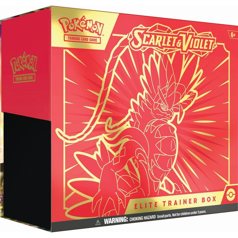 Pokemon Trading Card Game Scarlet & Violet Elite Trainer Box – Scarlet Box