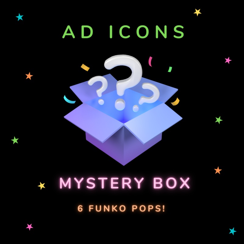 AD ICONS Mystery Box [6 Random Funko Pops!]