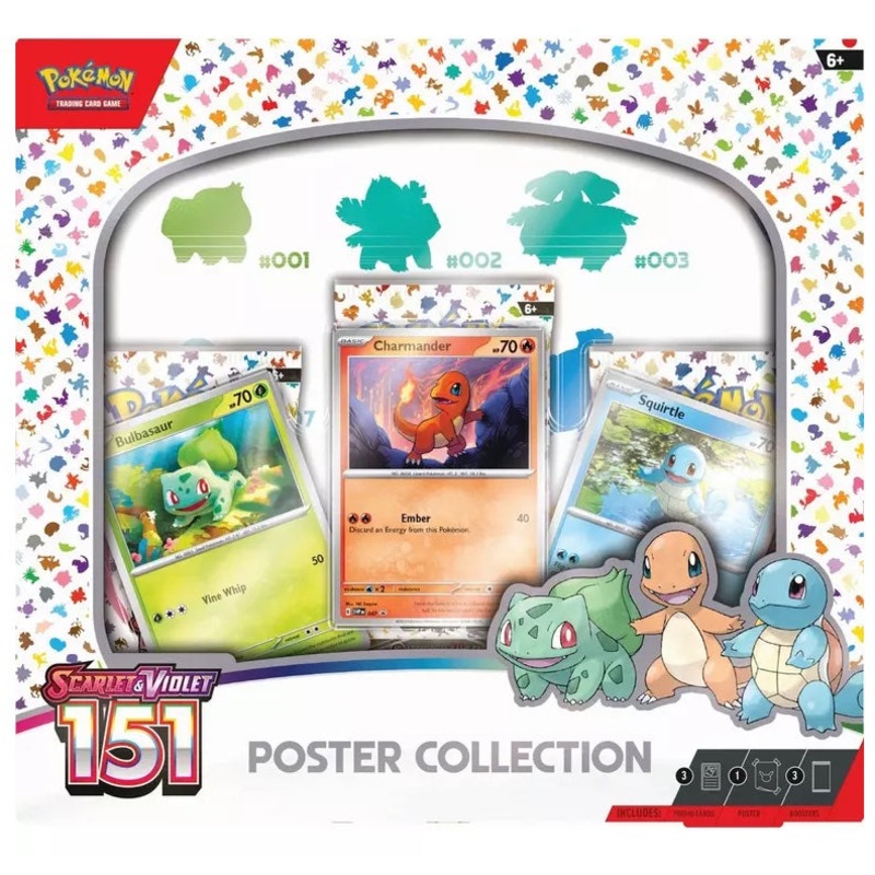 Pokemon Trading Card Game Scarlet & Violet 151 Poster Collection