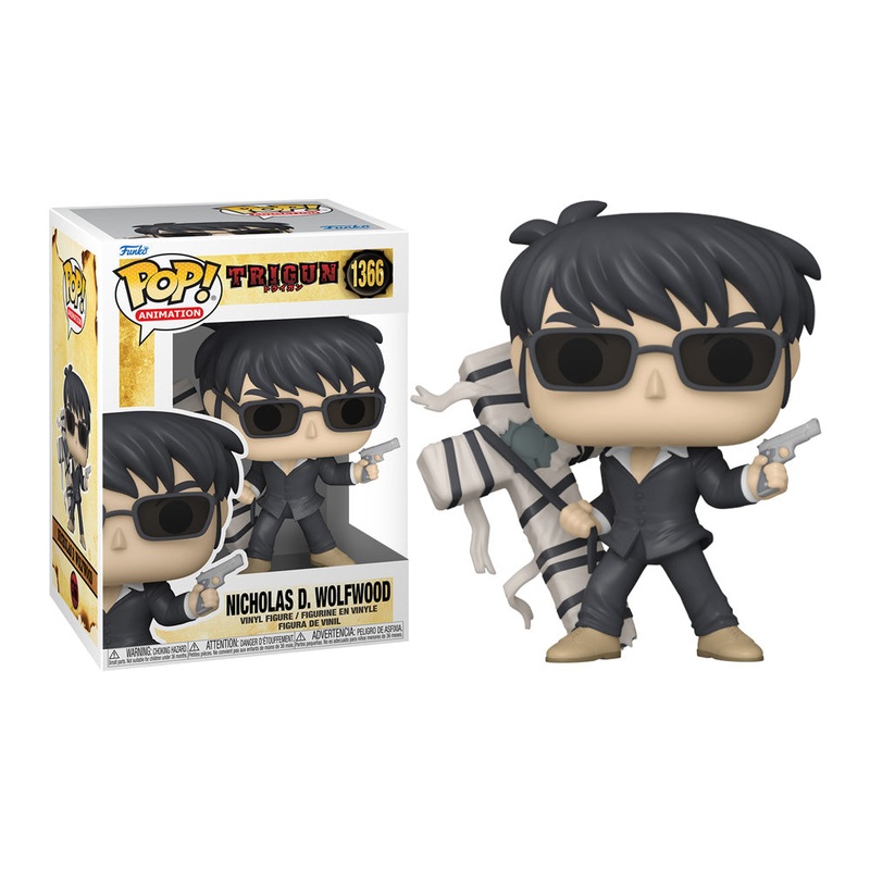 Trigun Pop! Vinyl Figure Pop! Vinyl Figure Nicholas D Wolfwood [1366]