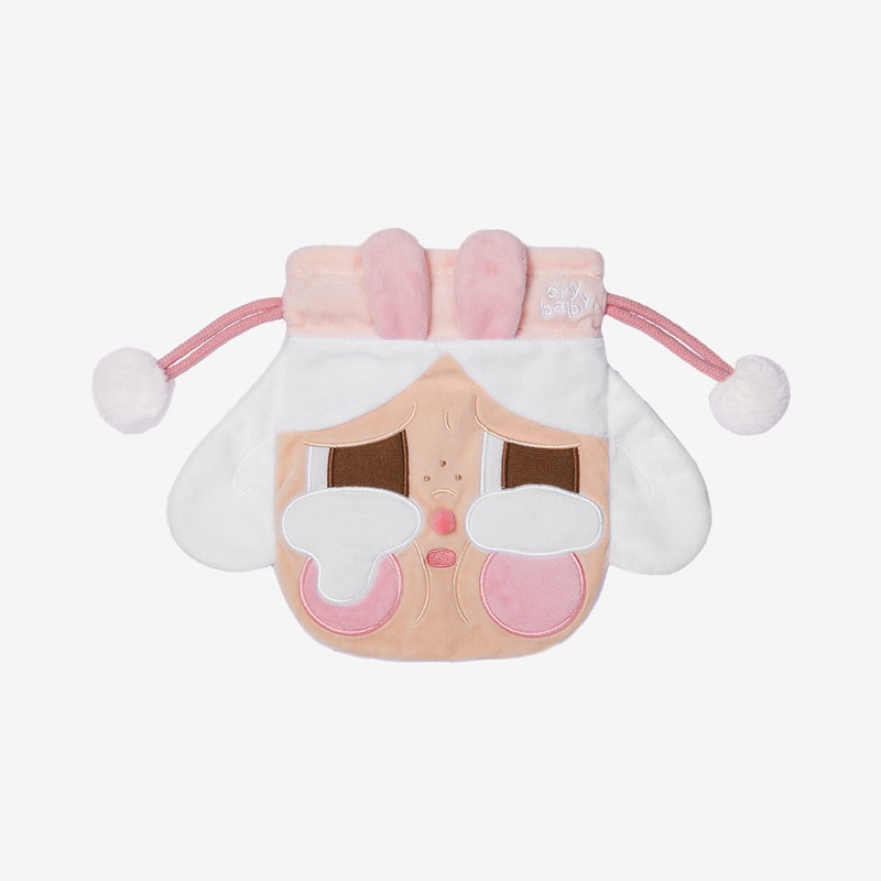 POP MART CRYBABY Crying Again Series-Storage Bag – Pink