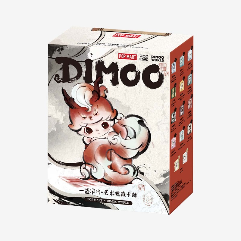 POP MART DIMOO Stories in the Cup Series Figures Art Collection Cards