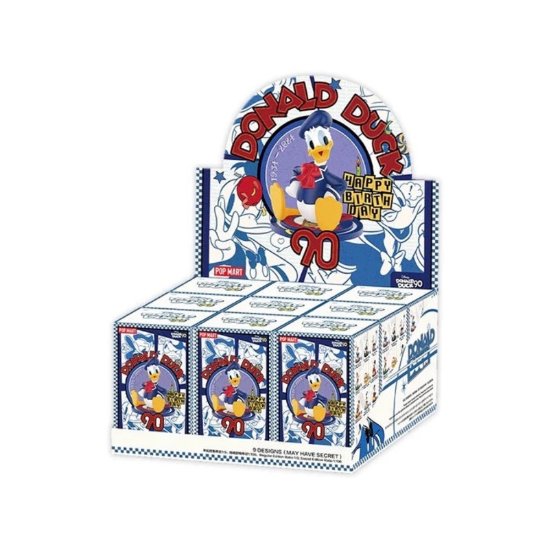 POP MART Disney Donald Duck 90th Anniversary Series Figures [1 Sealed Case]