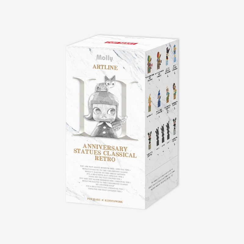 POP MART MOLLY Anniversary Statues Classical Retro 2 Series Figures [1 Blind Box]