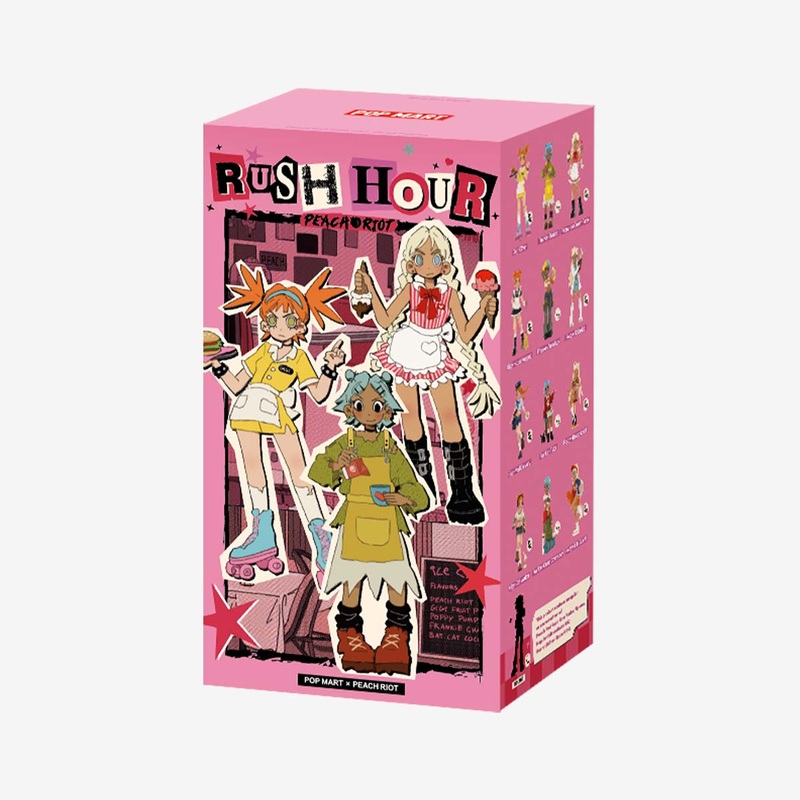 POP MART Peach Riot Rush Hour Series Figures [1 Blind Box]