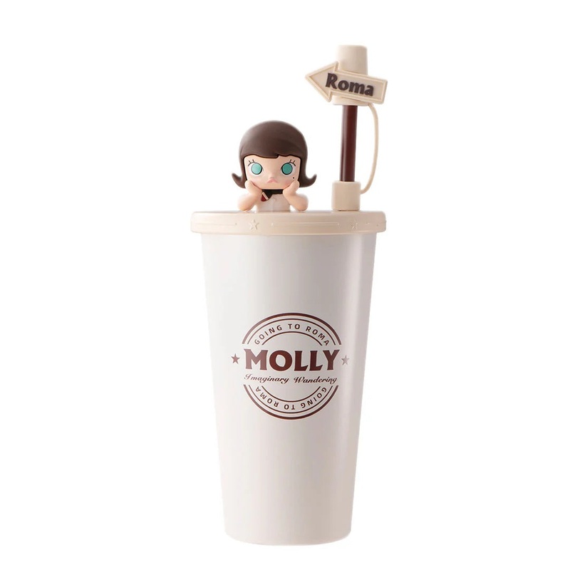 POP MART POP MART Molly Imaginary Wandering Series Straw Cup