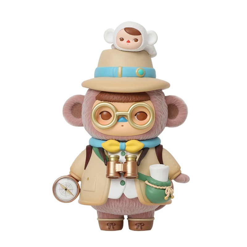 POP MART Pucky Monkey Archeologist Baby Figurine