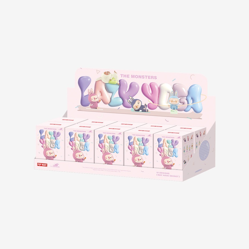 POP MART THE MONSTERS Lazy Yoga Series Figures [1 Sealed Case]